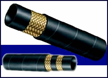 Single and double wire braid hydraulic hoses